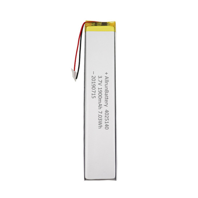 Batteria LiPo personalizzata da 1900 mAh 3,7 V Alta affidabilità ricaricabile ultra sottile