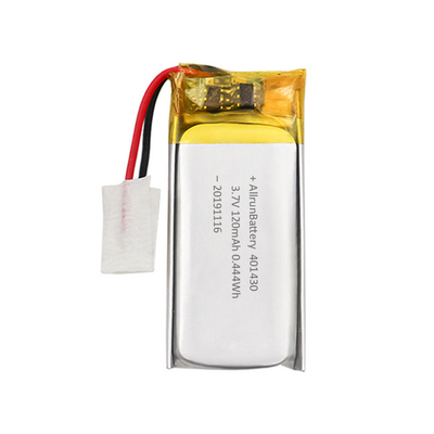 3.7V 120mAh LiPo batteria al litio personalizzata ricaricabile poli batteria 1C
