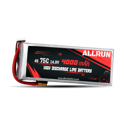 Batteria LiPo 75C 4000mAh 4S Batteria LiPo ad alta velocità C da 14,8 V