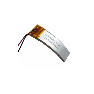 Batteria LiPo curva AR 85mAh Batteria al litio ricaricabile da 3,7 V