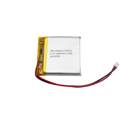Batteria ai polimeri di litio ricaricabile quadrata Batteria LiPo 1000mAh 3,7 V