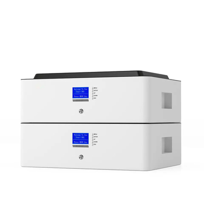 pacchetto della pila secondaria di immagazzinamento dell'energia di 51.2V 100Ah 5,12 KWH BMS su ordinazione Stackable Battery Pack