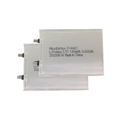 Batteria Slim LiPo 3,7 V 180 mAh Batteria ai polimeri di litio ultra sottile 1 mm