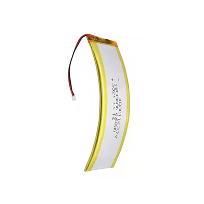 Batteria LiPo curva 1C 3,7 V 1800mAh Batteria al litio personalizzata leggera