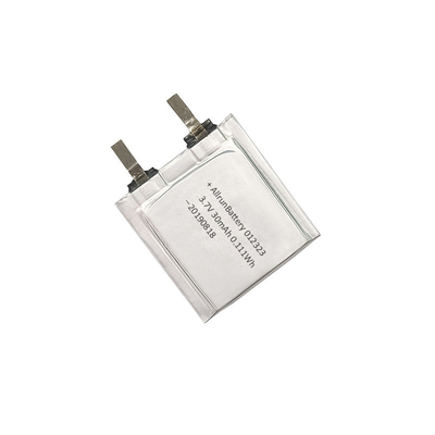 batteria LiPo da 3,7 V 30 mAh 1 mm batteria ultra sottile ai polimeri di litio 012323