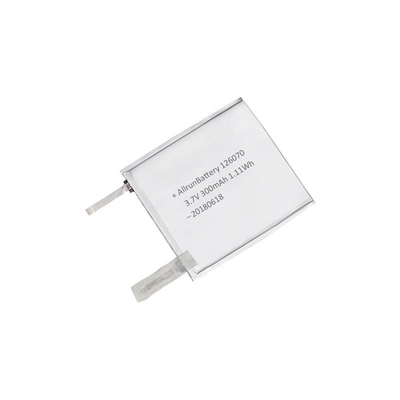 Batteria ai polimeri di litio ultra sottile OEM 1C 3.7V 300mAh per lettore MP5