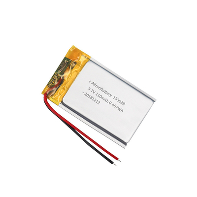 Batteria LiPo da 3,7 V 110 mAh / Batterie ai polimeri di litio ricaricabili ultra sottili