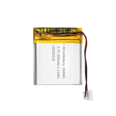 Batteria al litio personalizzata da 3,7 V 300 mAh Batteria LiPo ultra sottile 204050