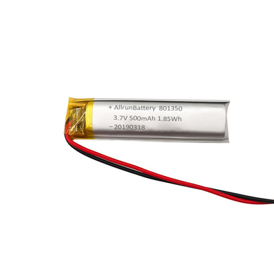 penne della lettura di Li Ion Battery Ultra Narrow For di abitudine di 3.7V 500mAh 801350