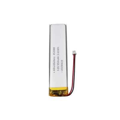 Elettronica indossabile Batteria LiPo ultra sottile 3,8 V 950 mAh 452080