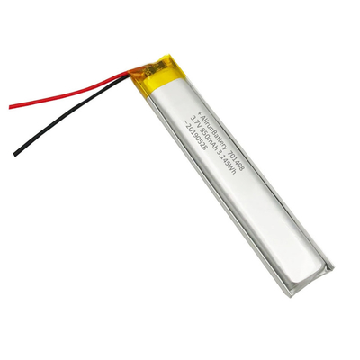 Batteria LiPo leggera da 3,7 V 850 mAh Batterie LiPo personalizzate ultra sottili