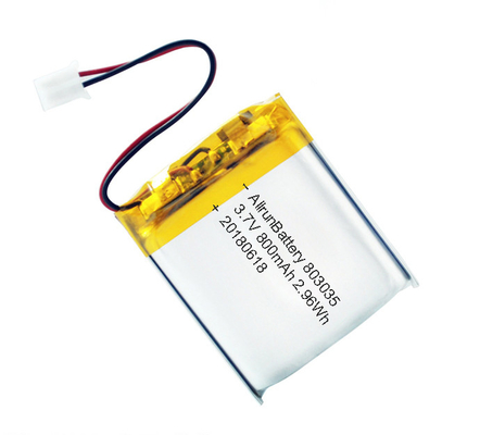 Potente batteria LiPo 3,7 V 800 mAh Batteria ricaricabile ai polimeri di litio