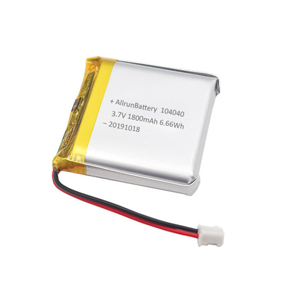 Batteria al litio medica ricaricabile personalizzata LiPo 3,7 V 1800 mAh