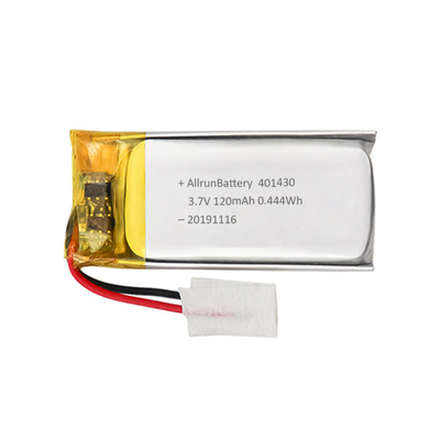 3.7V 120mAh LiPo batteria al litio personalizzata ricaricabile poli batteria 1C
