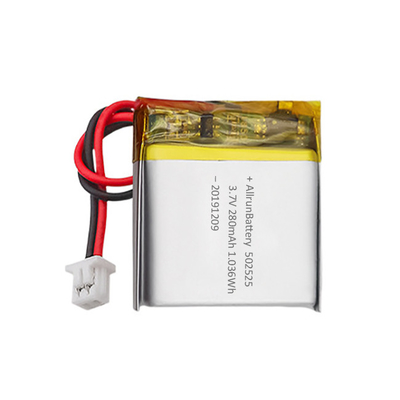 Batteria al litio medica personalizzata ricaricabile 3.7V 280mAh LiPo