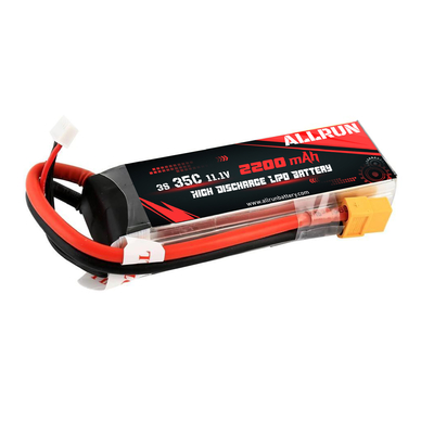35C alta batteria ai polimeri di litio 3S 11,1 V 2200mAh LiPo batteria a scarica