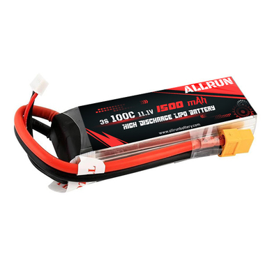 Batteria LiPo ricaricabile ad alta scarica 100C 1500mAh 3S 11,1V