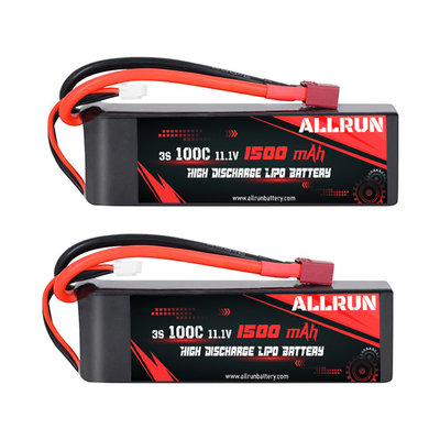 Batteria LiPo ricaricabile ad alta scarica 100C 1500mAh 3S 11,1V