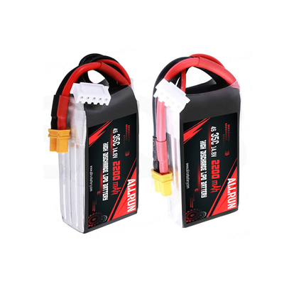 Batteria LiPo 35C 14,8 V Batteria LiPo ad alta velocità C 4S 2200mAh