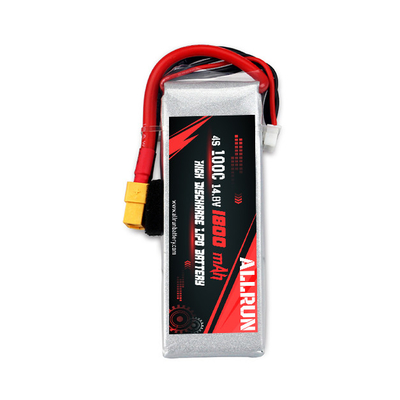 Batteria ricaricabile 100C 1800mAh 4S LiPo ad alta velocità C 14,8 V LiPo Battery Pack