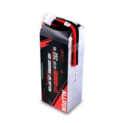 Pacco batteria LiPo 25C 22.2V 6S 16000mAh per elettroutensili a scarica elevata