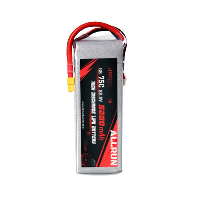 9048155 75C 22.2V 6S 5200mAh Batteria LiPo a scarica elevata