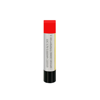 Batteria LiPo personalizzata sottile 10C Batteria cilindrica ai polimeri di litio da 3,7 V 180 mAh