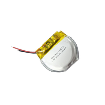 Batteria ai polimeri di litio rotonda personalizzata Batteria LiPo da 3,7 V 120 mAh