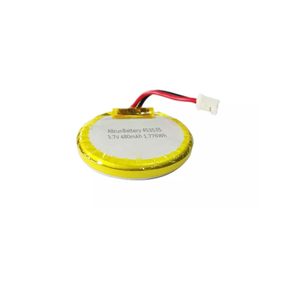 Batteria rotonda ai polimeri di litio da 3,7 Volt Batteria LiPo da 480 mAh ricaricabile