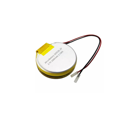 Pacco batteria LiPo rotondo per smartwatch 1S2P 3,7 V 1000 mAh 503535