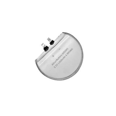 Batterie LiPo rotonde personalizzate da 3,7 V 1350 mAh ricaricabili 655045
