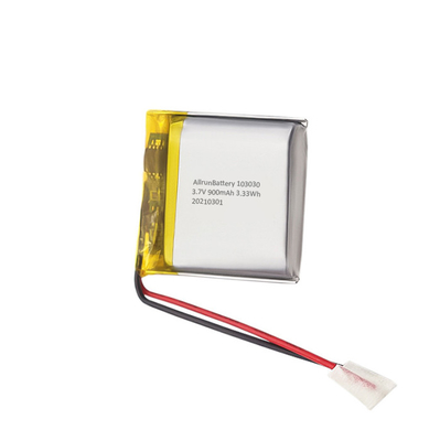Pacco batteria quadrato ai polimeri di litio Batteria Li Po da 3,7 V 900 mAh