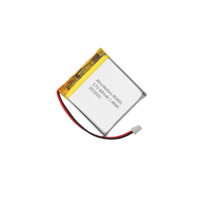 Batteria LiPo quadrata 400mAh 1C 3,7 V Batteria ricaricabile ai polimeri di litio