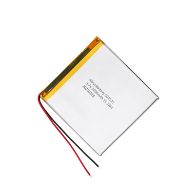 Batteria ai polimeri di ioni di litio quadrata ricaricabile Batteria LiPo da 3,7 V 3000 mAh