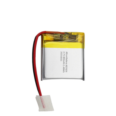 Luce 1C Batteria a forma quadrata Batteria ricaricabile da 3,7 V 400 mAh