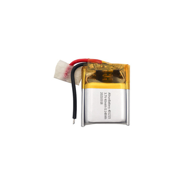 3.7V 40mAh batteria LiPo ultra piccola/batteria 401215 ai polimeri di litio