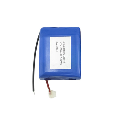 Pacco batteria al litio personalizzato 183035 Batteria agli ioni di litio 3,7 V 1600 mAh
