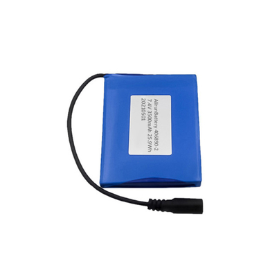 Batteria ai polimeri di litio 2S1P Pacco batteria LiPo da 7,4 V 3500 mAh
