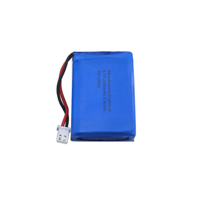 Potente batteria LiPo da 3,7 V 2400 mAh Batteria ai polimeri di litio 1S2P