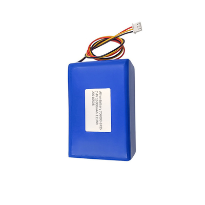 2S3P Batteria ai polimeri di ioni di litio leggera Batteria 7.4V 15000mAh LiPo