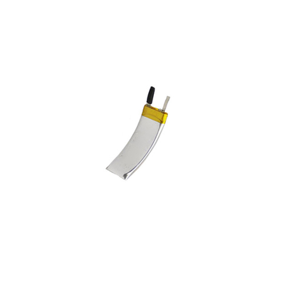 Batteria LiPo curva ricaricabile da 3,7 V 30 mAh 250727 per prodotto indossabile
