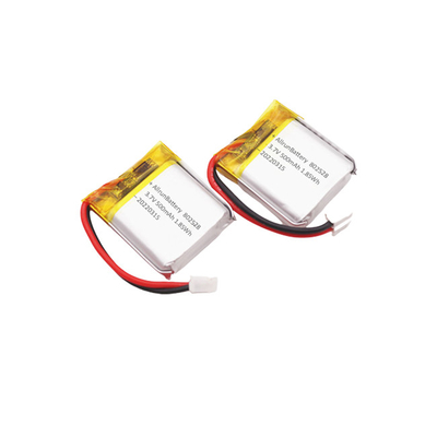 Batteria a forma di rettangolo leggero Batteria LiPo portatile da 3,7 V 500 mAh