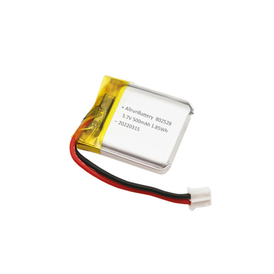 Batteria a forma di rettangolo leggero Batteria LiPo portatile da 3,7 V 500 mAh