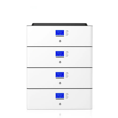 pacchetto della pila secondaria di immagazzinamento dell'energia di 51.2V 100Ah 5,12 KWH BMS su ordinazione Stackable Battery Pack